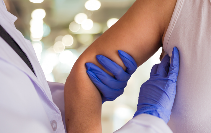 Brustkrebs Screening Früherkennung medizinische Untersuchung durch Fachpersonal zur frühzeitigen Diagnose